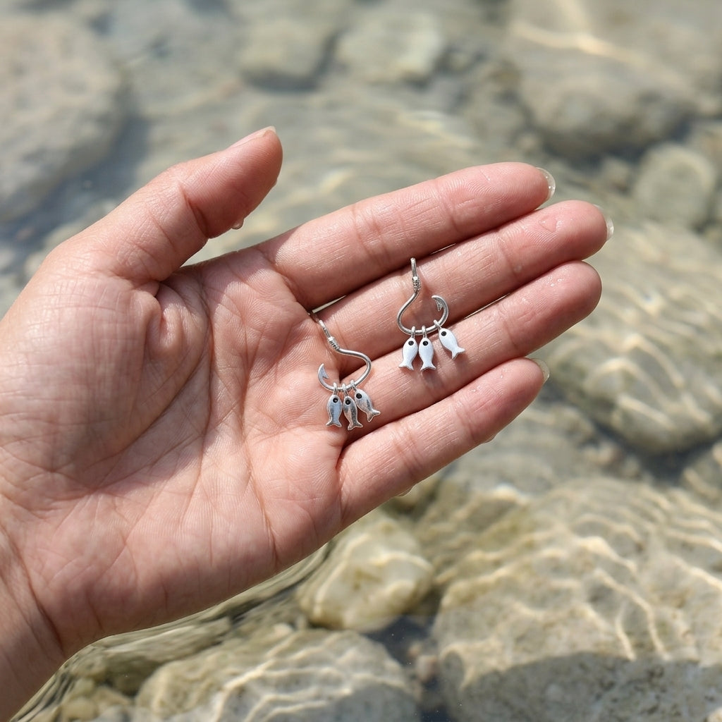 Three Little Fish Earrings