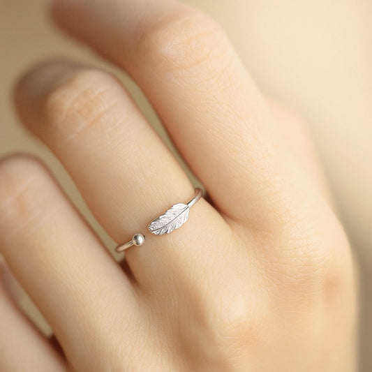 Adjustable Feather of Renewal Ring