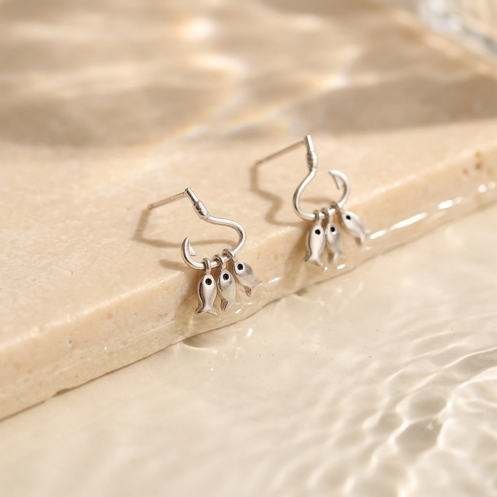 Three Little Fish Earrings