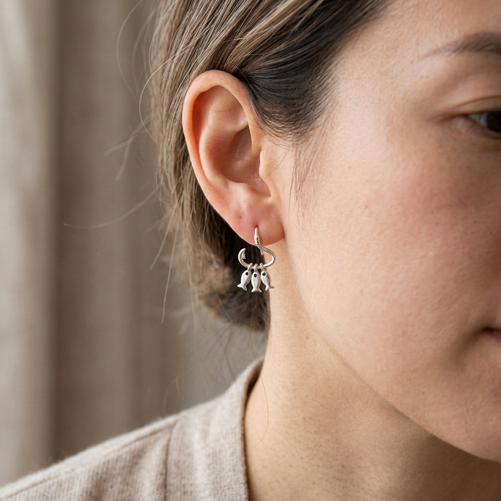 Three Little Fish Earrings