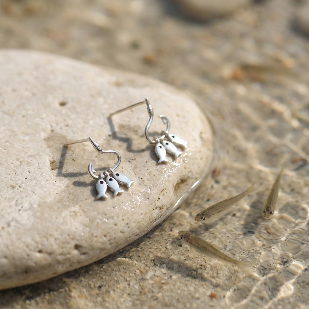 Three Little Fish Earrings